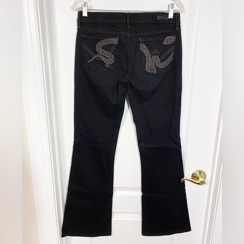 Y2K COH Serpent Snake Embroidered Jeans USA MADE Black Pink Citizens of Humanity